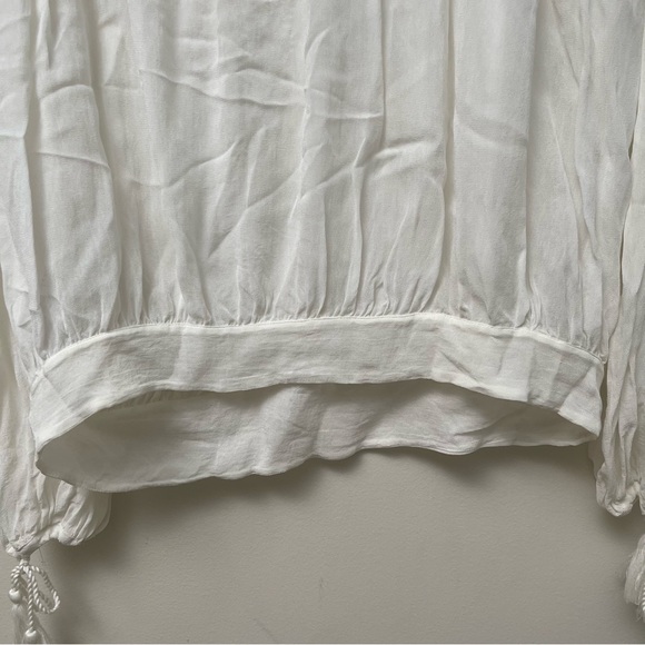 Zara Woman White Lace Blouse - Picture 13 of 14